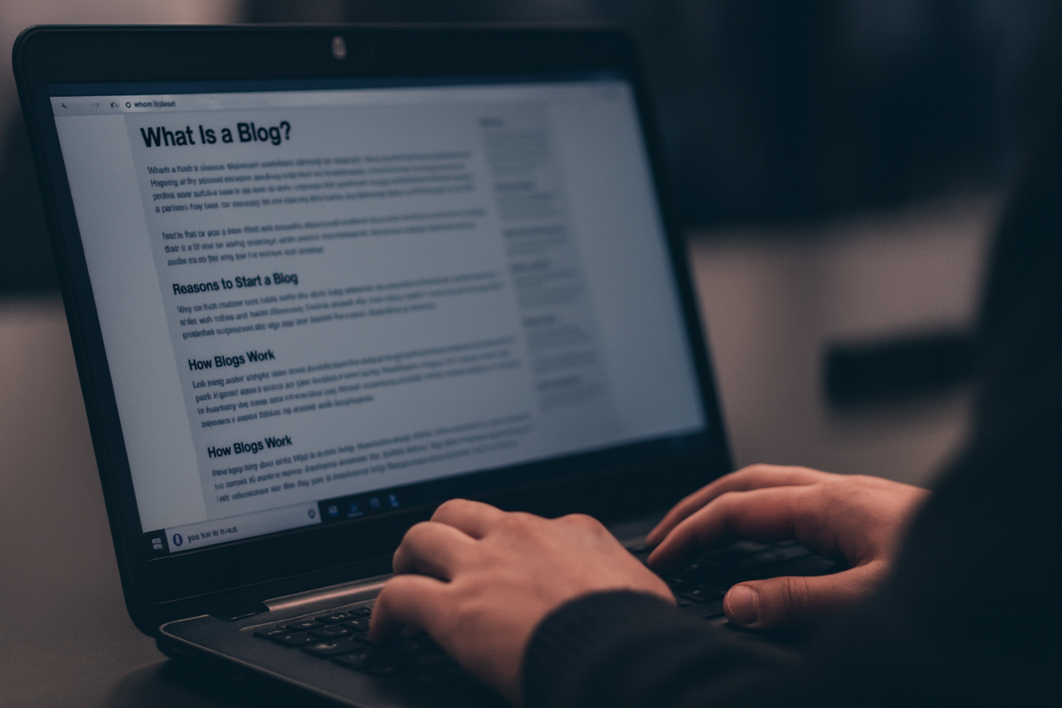 O que &eacute; um blog?